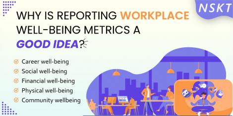 Why is reporting workplace well-being metrics a good idea? 